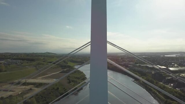 Northern Spire Bridge In Sunderland, North East England.