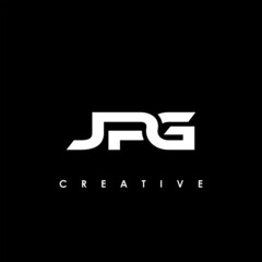 JPG Letter Initial Logo Design Template Vector Illustration