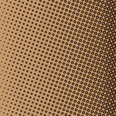 Fototapeta premium Brown halftone background. Brown polka dot. Halftone patterns. Modern Halftone Background, backdrop, texture, pattern. Vector illustration.