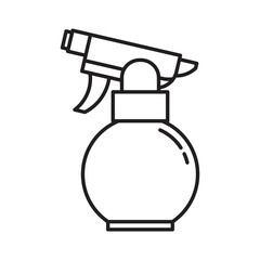 Garden Water Sprayer Icon in Line Art