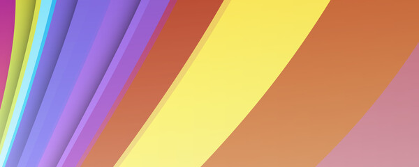 Colorful rainbow paint background template set 