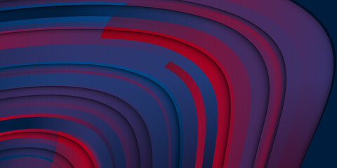 Fototapeta premium Abstract neon background, blue and red color, dynamic background with thin lines. 