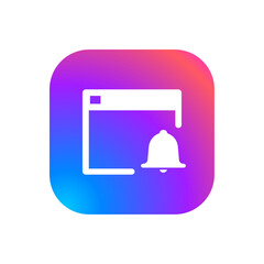 Fototapeta premium Site Notification
