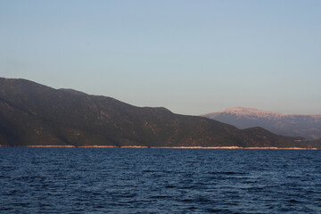 Fototapeta premium Ionian Isle, Lefkada, Zakynthos, Itaca, Mediterranean Sea, Greece.