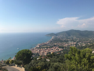 Fototapeta premium view from the top of the mountain