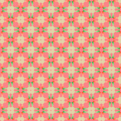 Square and lines seamless pattern.