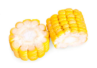 corn isolated on a white background