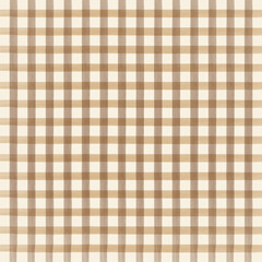 Brown Coffee Watercolor Checkered Pattern