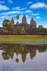 Fototapeta na wymiar Angkor Wat, Siem Reap, Cambodia, UNESCO World Heritage Site