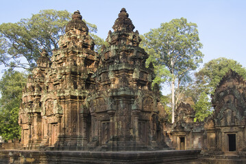 Naklejka premium Banteay Prei Temple, Angkor, Siem Reap, Cambodia, Asia