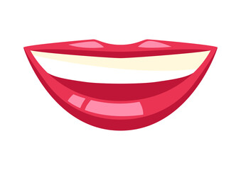 Illustration of human mouth.