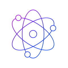 Atom structure icon