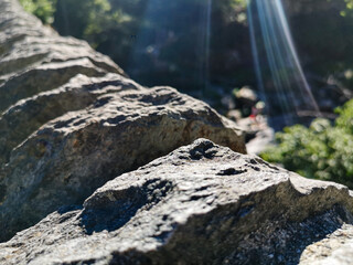 Brücke im Tessin, Schweiz, Alte Römerbrücke