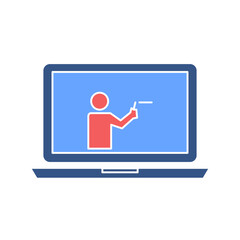Online learning icon