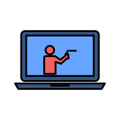 Online learning icon