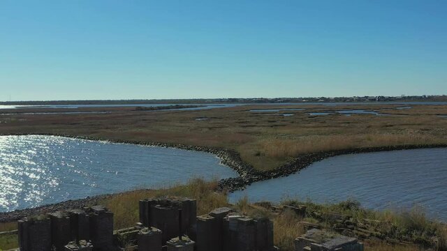 Fort Proctor at the mouth of Bayou YCloskey in Louisiana