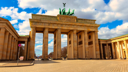 Obraz premium Beautiful view of the Brandenburg Gate, Berlin