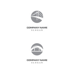Bridge Logo Template vector icon illustration design