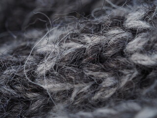 cozy knitted wool sock texture