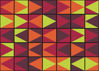 Fototapeta premium Abstract Geometric Pattern generative computational art illustration