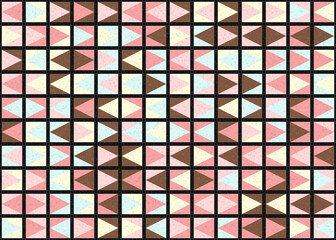Abstract Geometric Pattern generative computational art illustration
