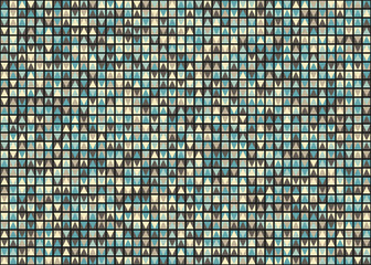 Abstract Geometric Pattern generative computational art illustration