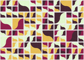 Abstract Geometric Pattern generative computational art illustration