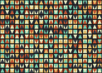 Abstract Geometric Pattern generative computational art illustration