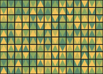Abstract Geometric Pattern generative computational art illustration