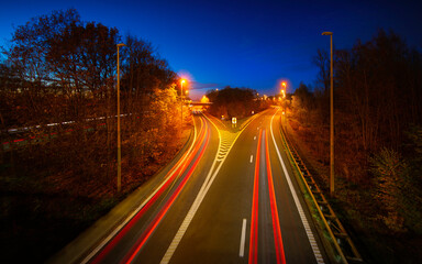 highway at night