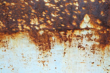 Fototapeta premium Rusty Metal Plate Texture Background.
