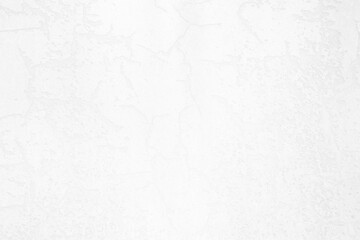 White Peeling Paper on Wall Background.