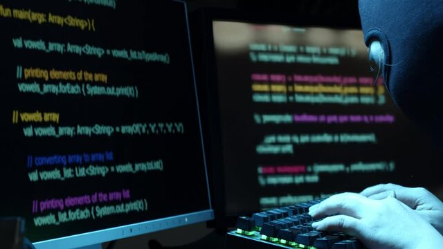 Hacker plants malware, computer virus or backdoor password to disrupt information systems or steal business secrets