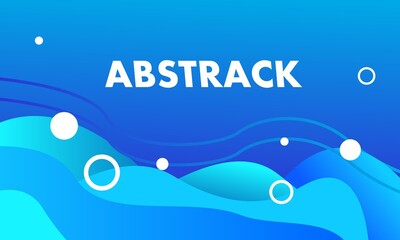 vector abstract background in blue color. modern and cool design