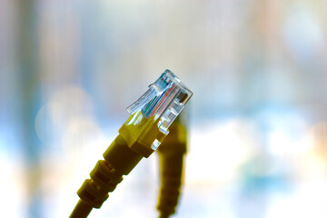 Yellow Internet Cable for Wan and Lan Router