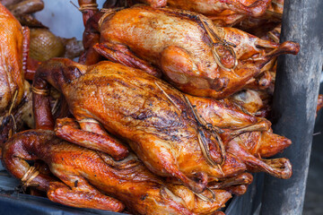 Close up of Roast duck.