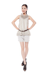 Portrait of a happy Young woman posing