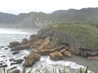 Coastline in New Zealand 