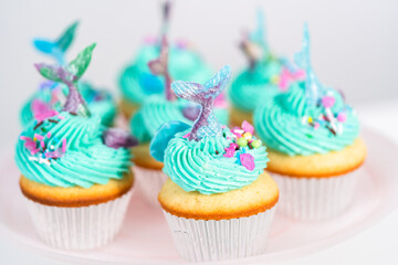 Mermaid cupcakes