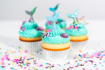 Mermaid cupcakes