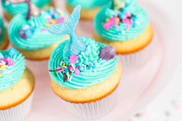 Mermaid cupcakes