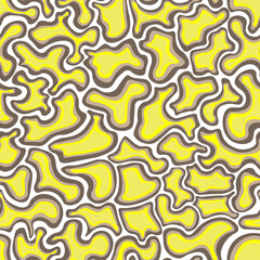 Seamless pattern ,vector. Abstraction (yellow with grey).
