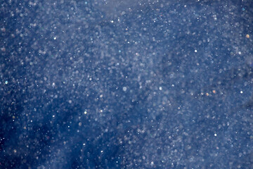 Winter background. Winter bright landscape with falling snow.