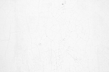 White Crack Concrete Wall Texture Background, Suitable for Backdrop and Mockup.