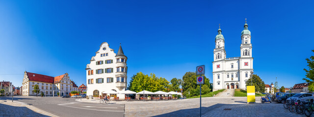 Basilika Sankt Lorenz, Kempten, Allgäu, Bayern, Deutschland	
