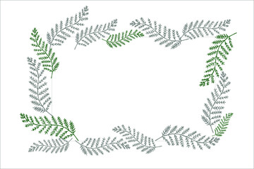 laurel wreath isolated on white background