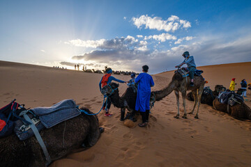 Erg Chebbi dunes, Merzouga, Marruecos, Africa