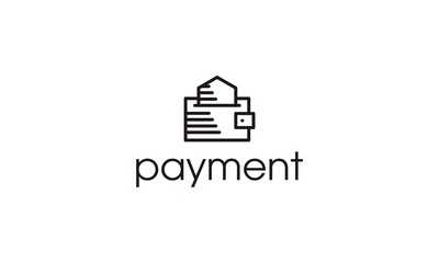 simple vintage payment company logo design