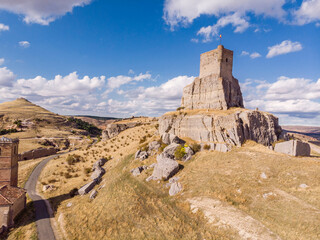 Castle of Atienza, fortress of Muslim origin, Atienza, Guadalajara Province,  Spain