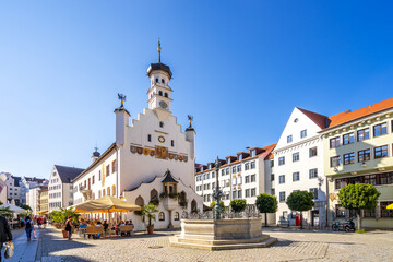 Rathaus, Kempten, Bayern, Deutschland	
